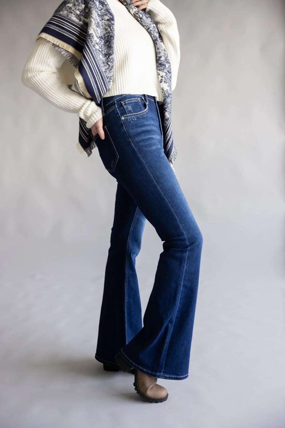 Mica High Rise Flare Jeans for Women | MDP-F3507 - Image 5