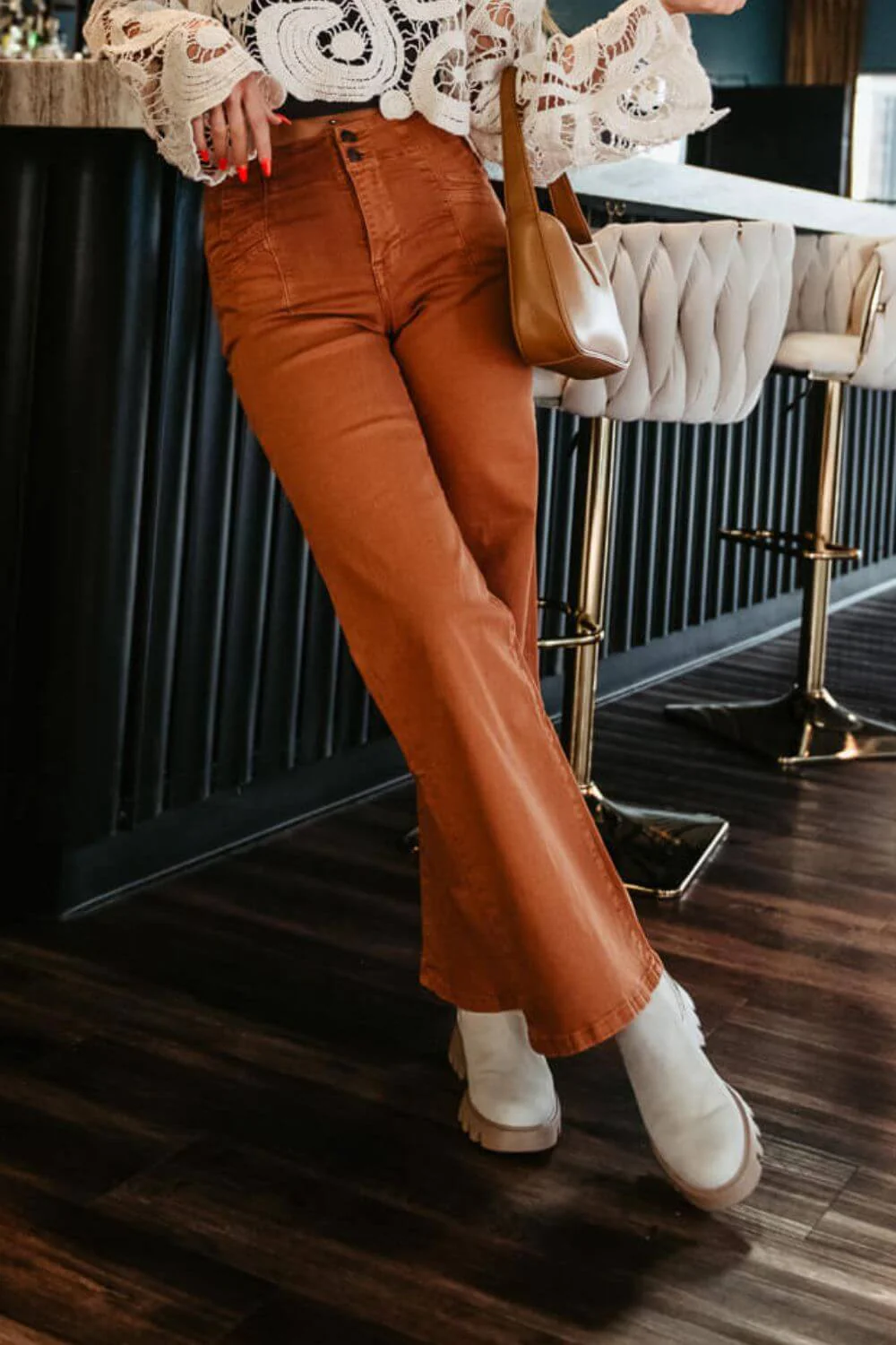 Mica High Rise Wide Leg Jeans for Women - Image 3