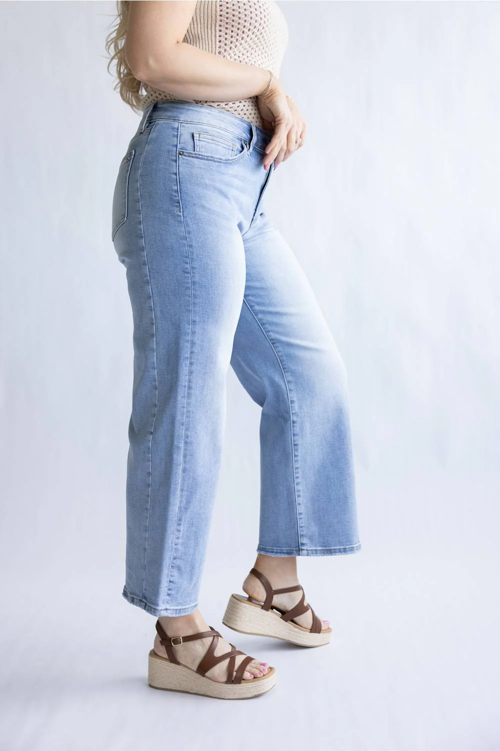 Mica Mid Rise Straight Jeans for Women | MDP-T3860 - Image 2