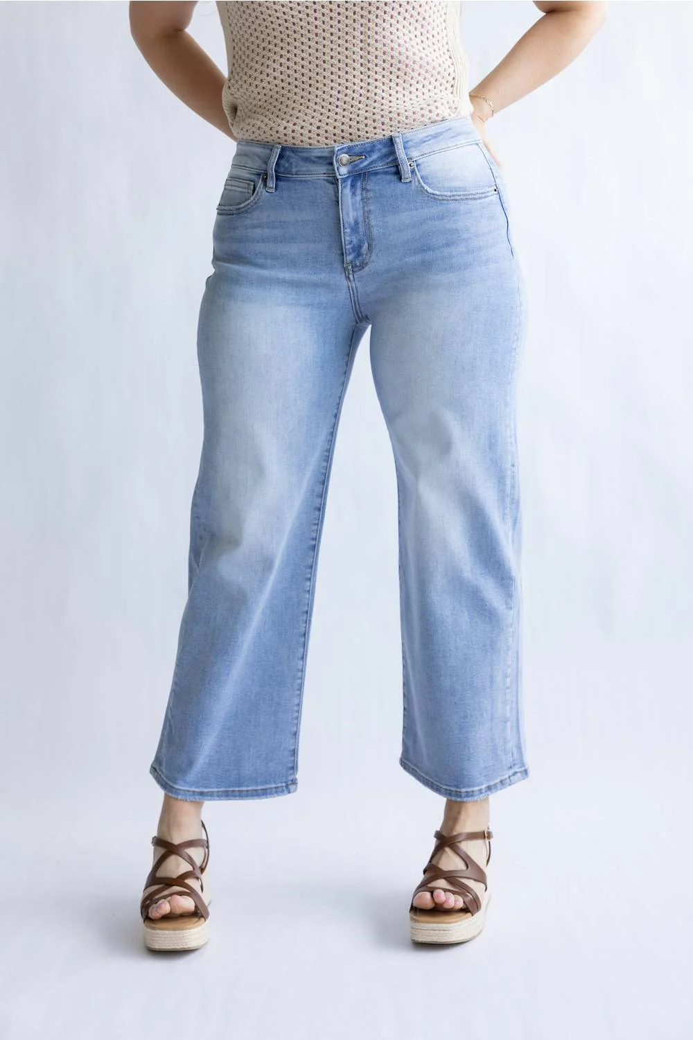 Mica Mid Rise Straight Jeans for Women | MDP-T3860 - Image 4