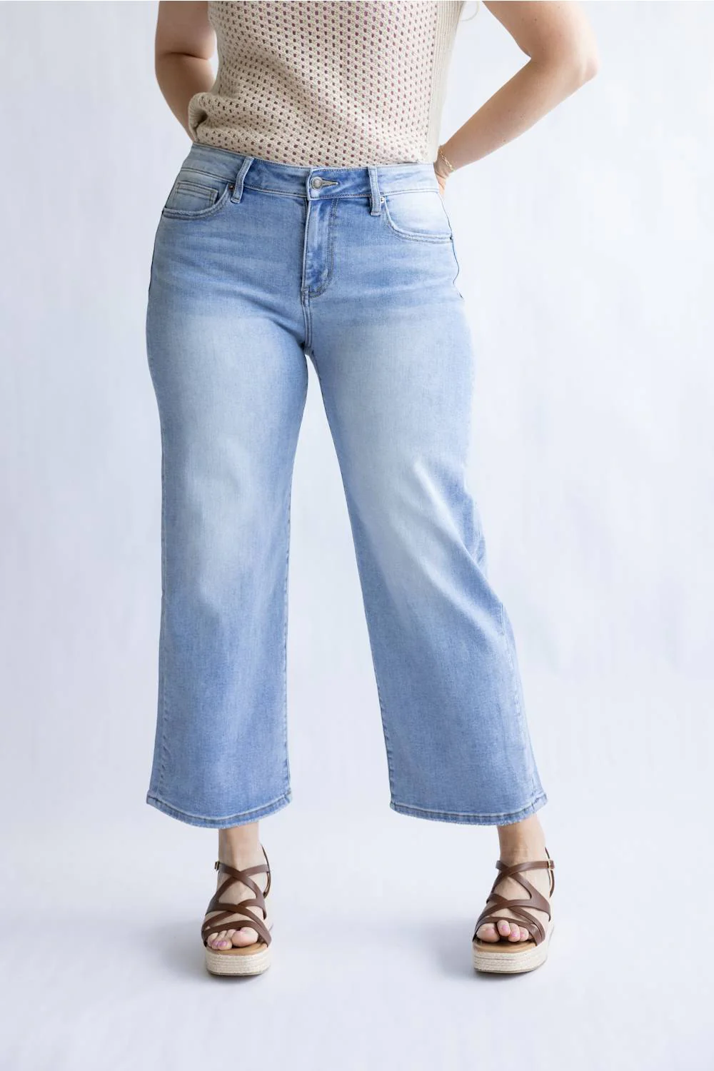 Mica Mid Rise Straight Jeans for Women | MDP-T3860 - Image 5
