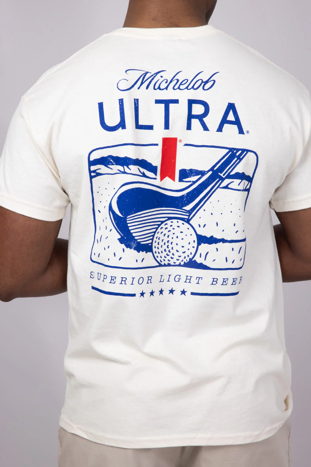 Michelob Ultra Driver T-Shirt for Men in Cream | 17273-345 - Image 3