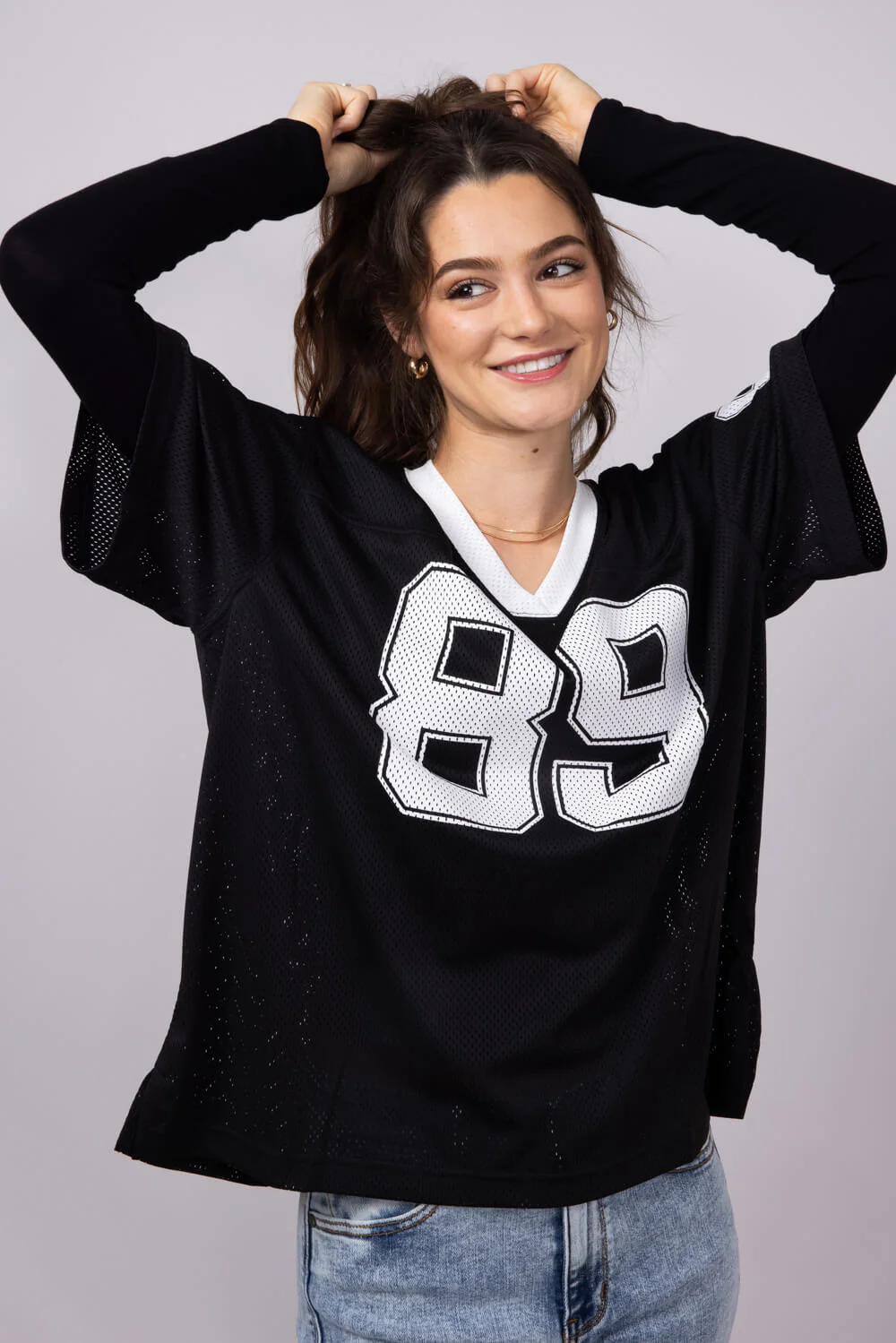 Mimosa Mesh 89 Jersey for Women in Black | MT1662-BLACK - Image 5