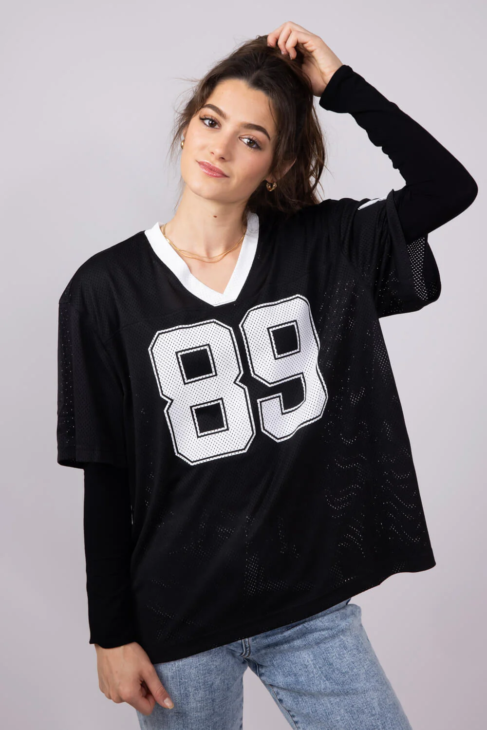 Mimosa Mesh 89 Jersey for Women in Black | MT1662-BLACK - Image 6