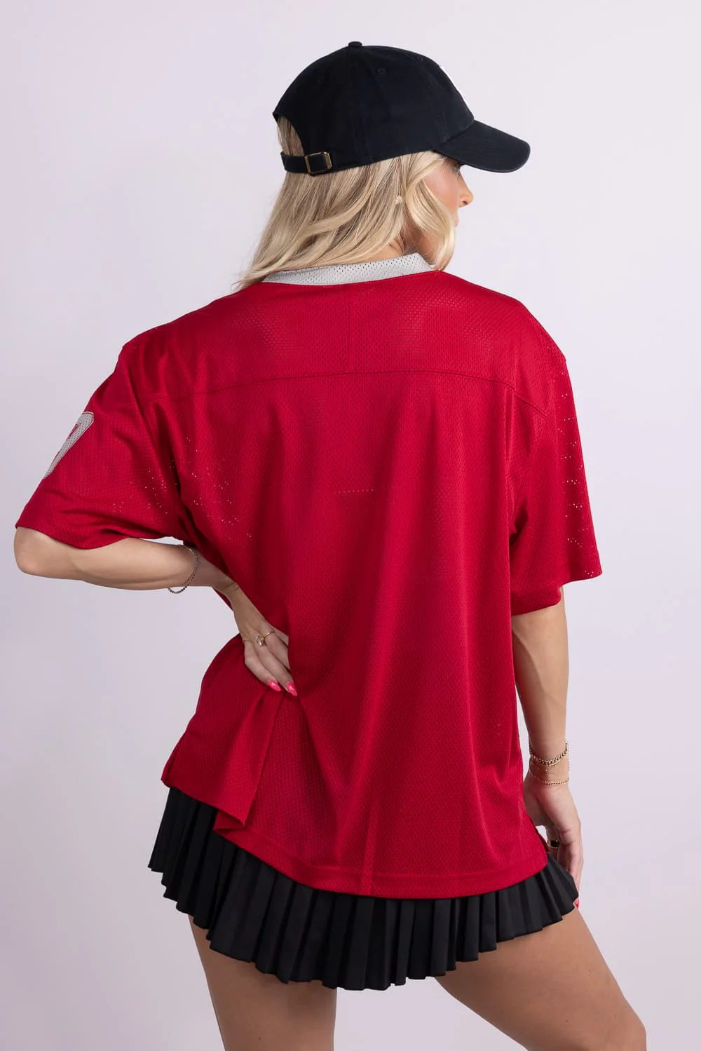 Mimosa Mesh 89 Jersey for Women in Red | MT1662-RED - Image 2
