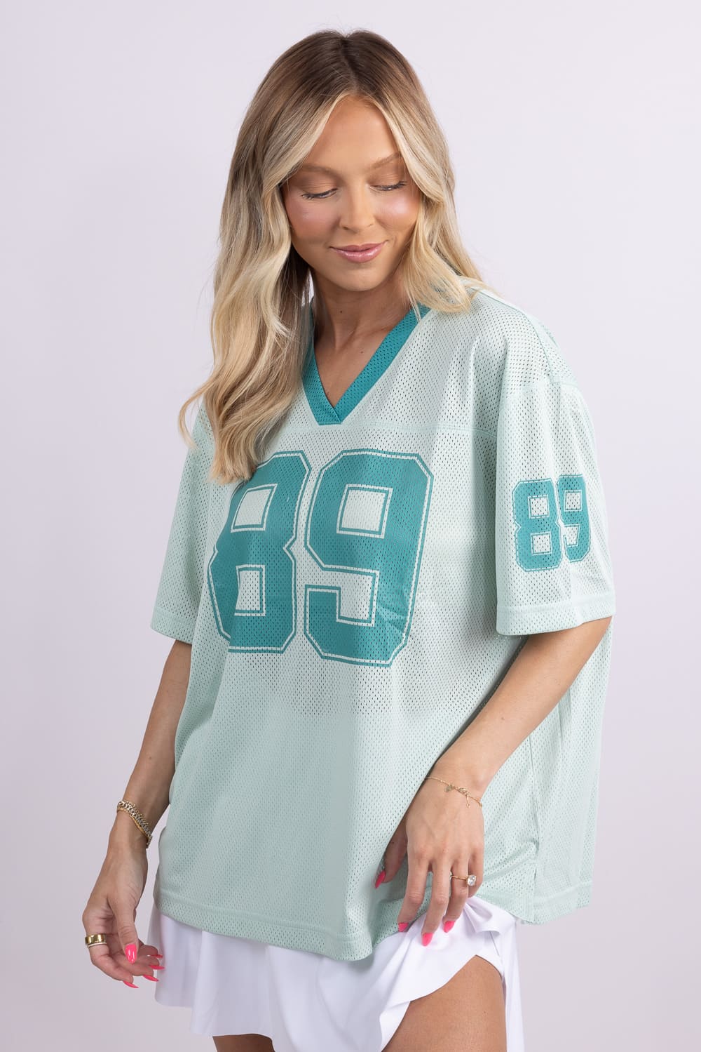 Mimosa Mesh 89 Jersey for Women in Mint | MT1662-MINT - Image 3