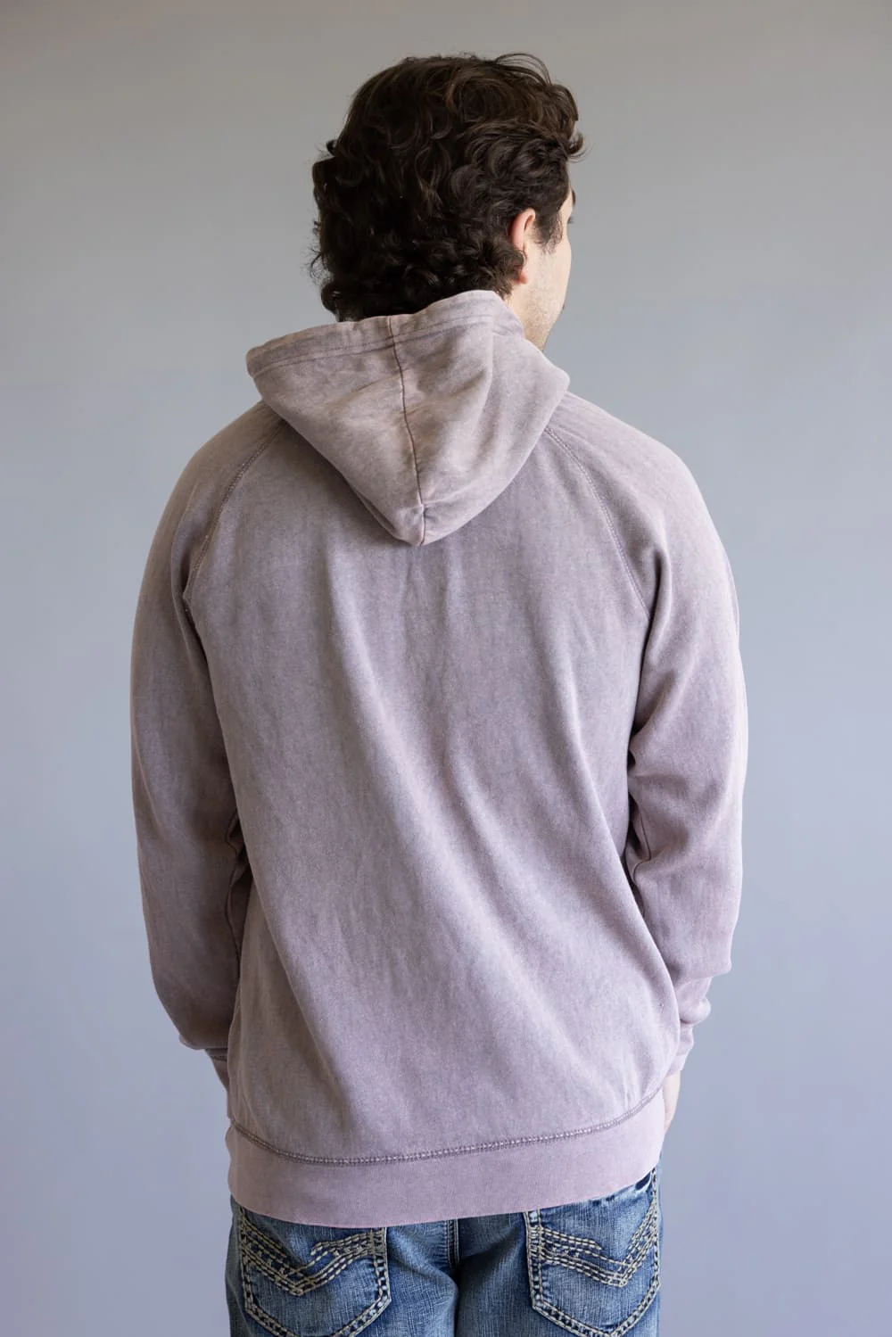 Unisex Mineral Wash Hoodie in Cedar  | 709MW-CEDAR - Image 6