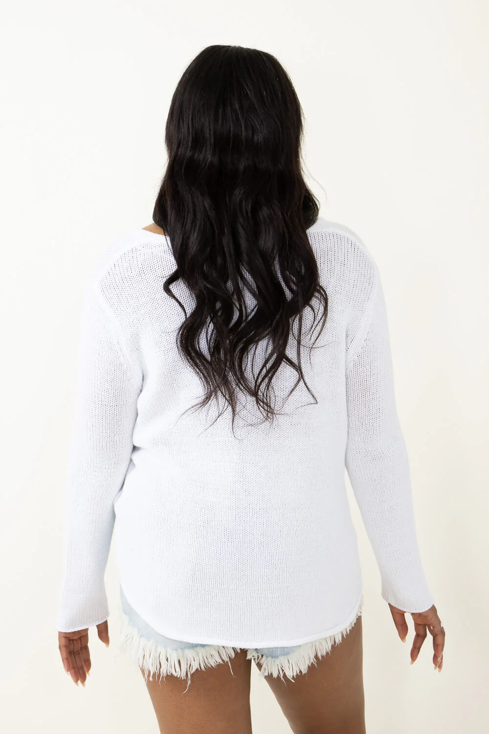 Miracle Beach Sweater for Women in White | F126-WHITEKHAKI - Image 3