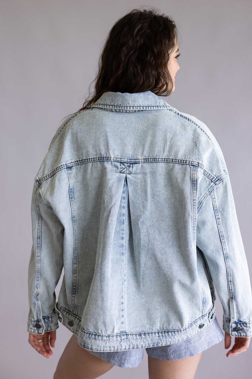 Mustard Seed Denim Jacket for Women | DS0548-LTDENIM - Image 3