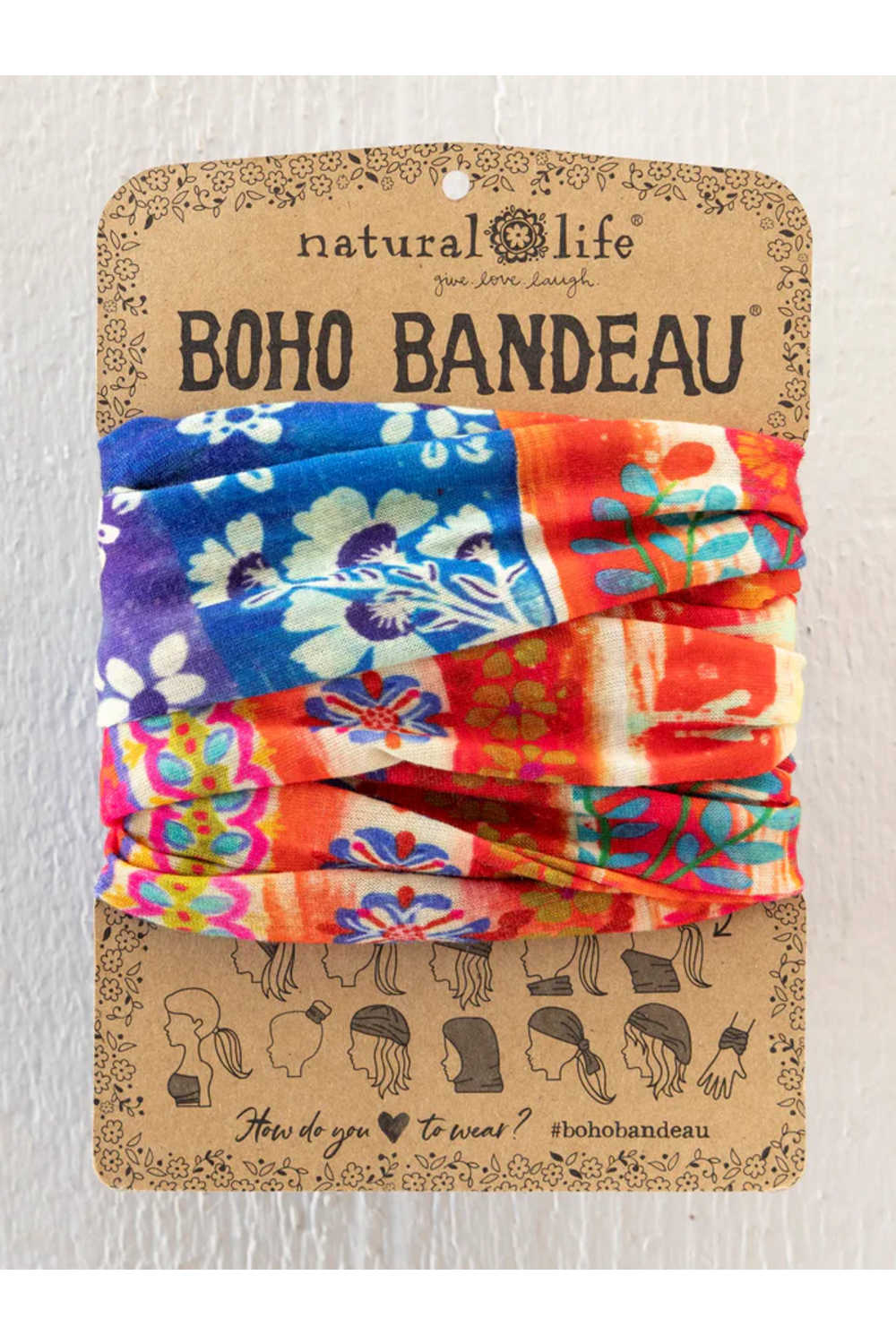 Natural Life Full Boho Bandeau Headband - Image 3