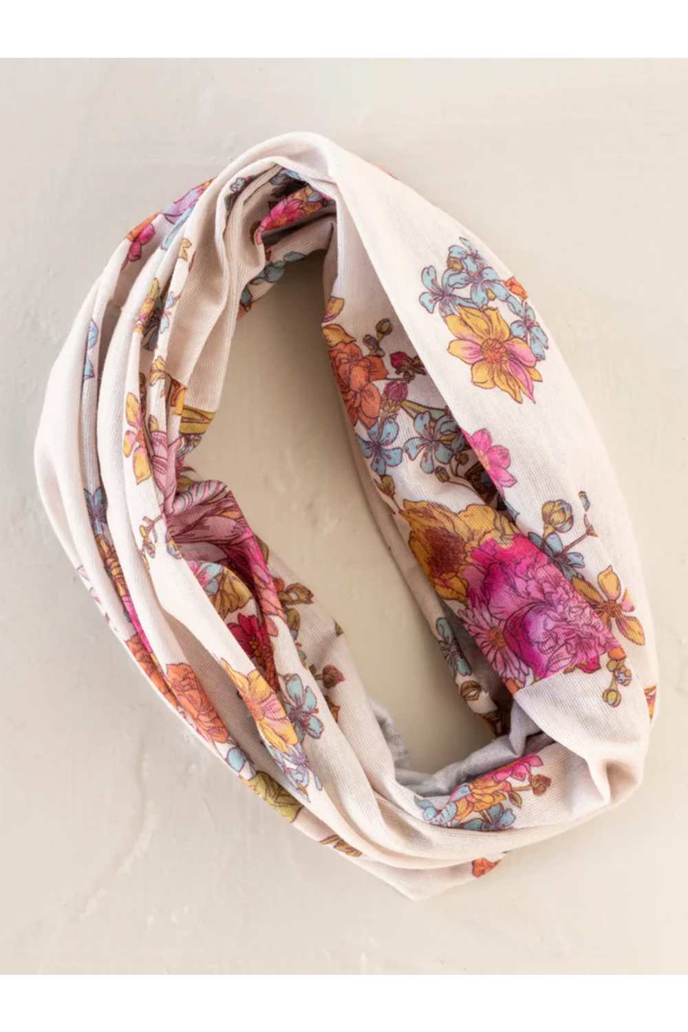 Natural Life Full Boho Bandeau Headband in Ivory Garden | BBW000211 - Image 3