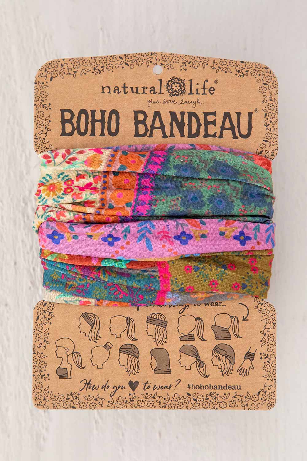 Natural Life Full Boho Bandeau Headband - Image 8