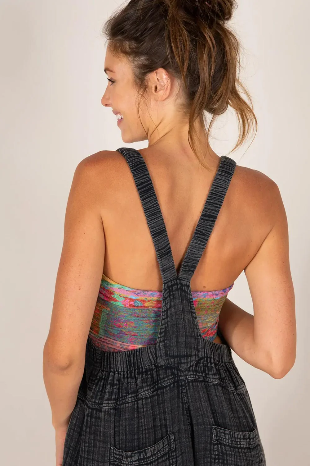 Natural Life Full Boho Bandeau Headband in Multi Patchwork | BBW324 - Image 5