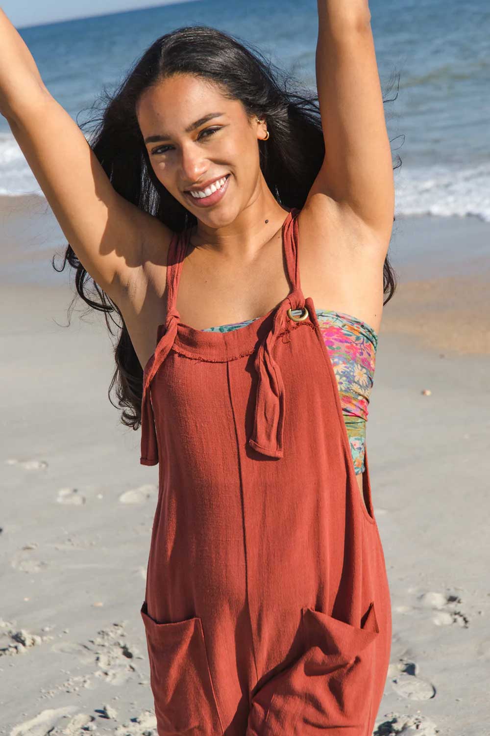 Natural Life Full Boho Bandeau Headband in Wildflower Border | BBW000072 - Image 3