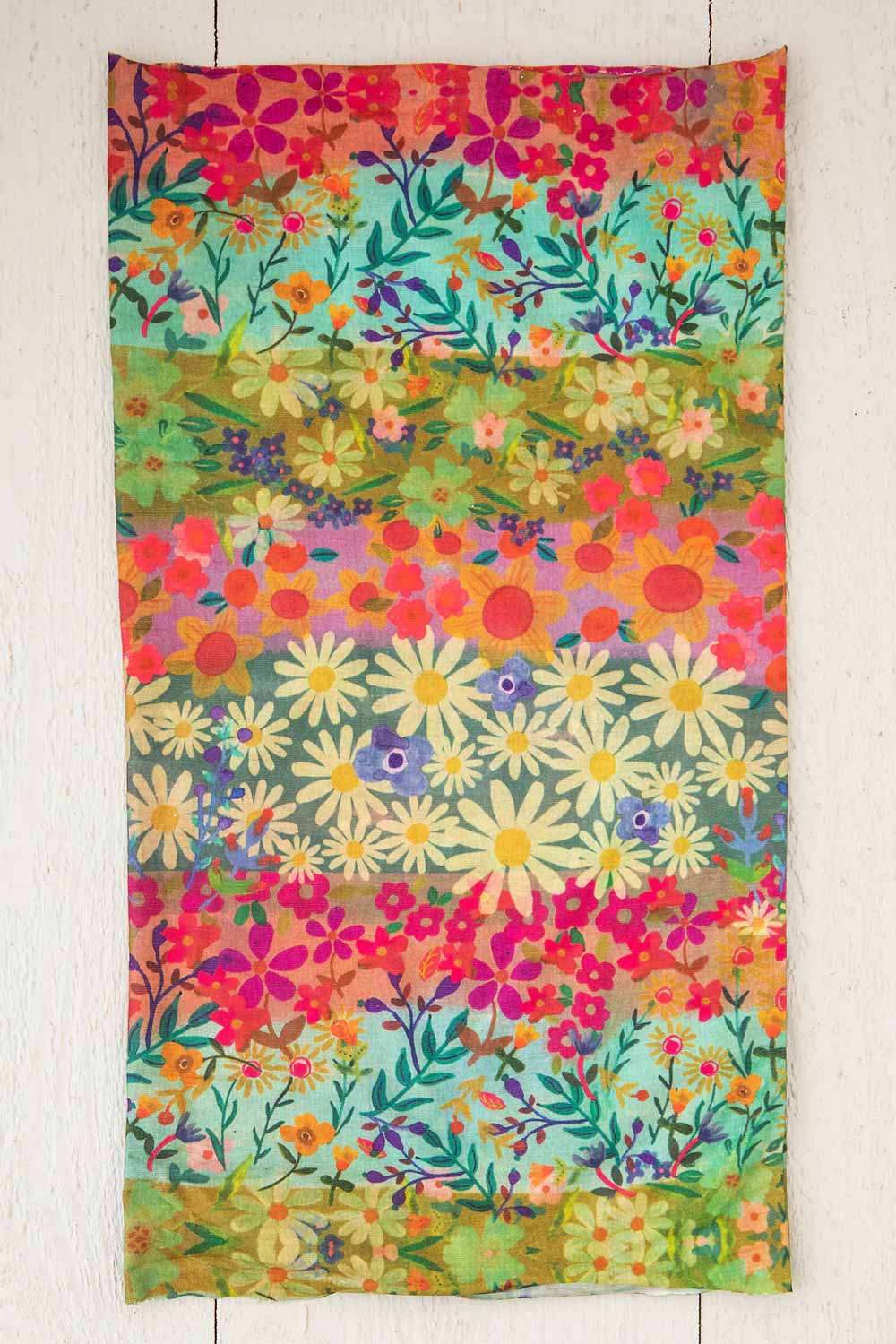 Natural Life Full Boho Bandeau Headband in Wildflower Border | BBW000072 - Image 4