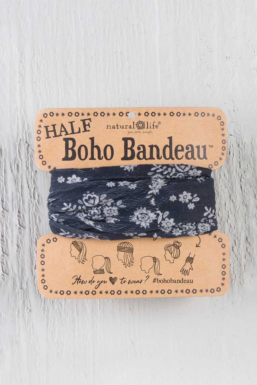 Natural Life Half Boho Bandeau Headband - Image 4