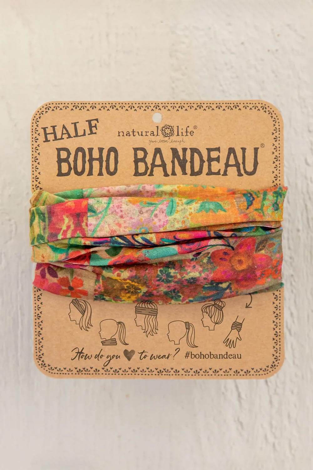 Natural Life Half Boho Bandeau Headband - Image 3