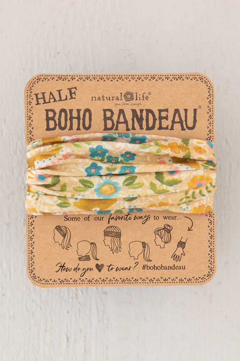 Natural Life Half Boho Bandeau Headband - Image 6