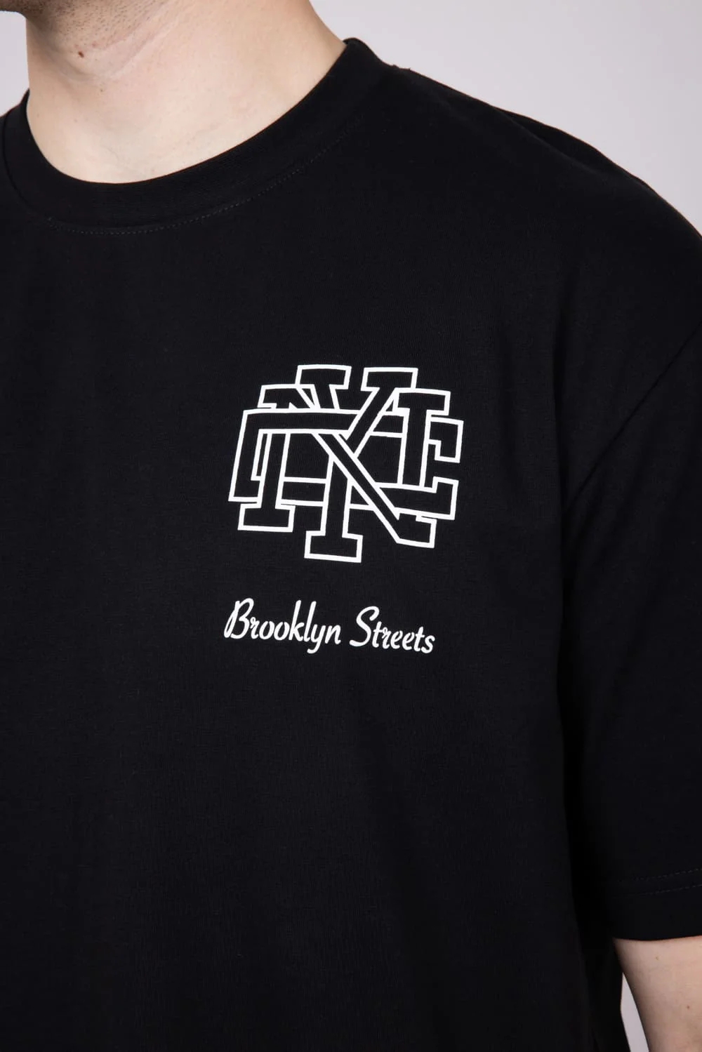 Cactus Man NYC T-Shirt for Men in Black | CKTS 610A - Image 3