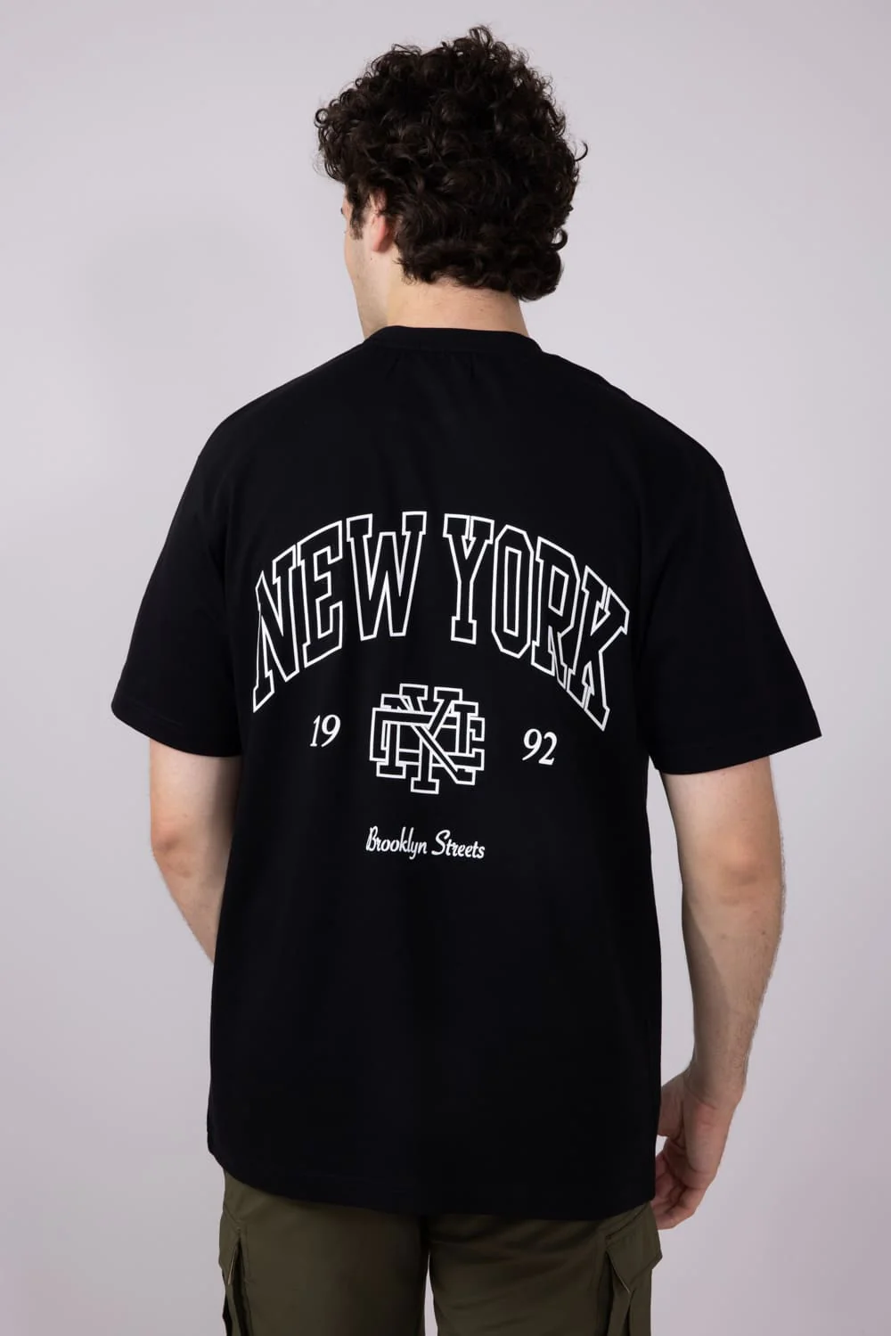 Cactus Man NYC T-Shirt for Men in Black | CKTS 610A - Image 4