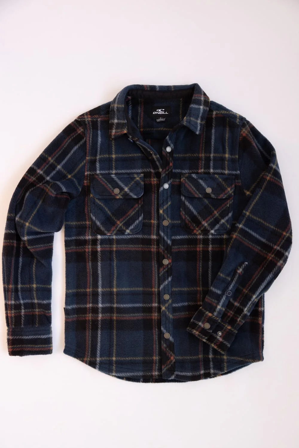 O'Neill Youth Glacier Plaid Super Fleece Shirt for Boys - Image 2