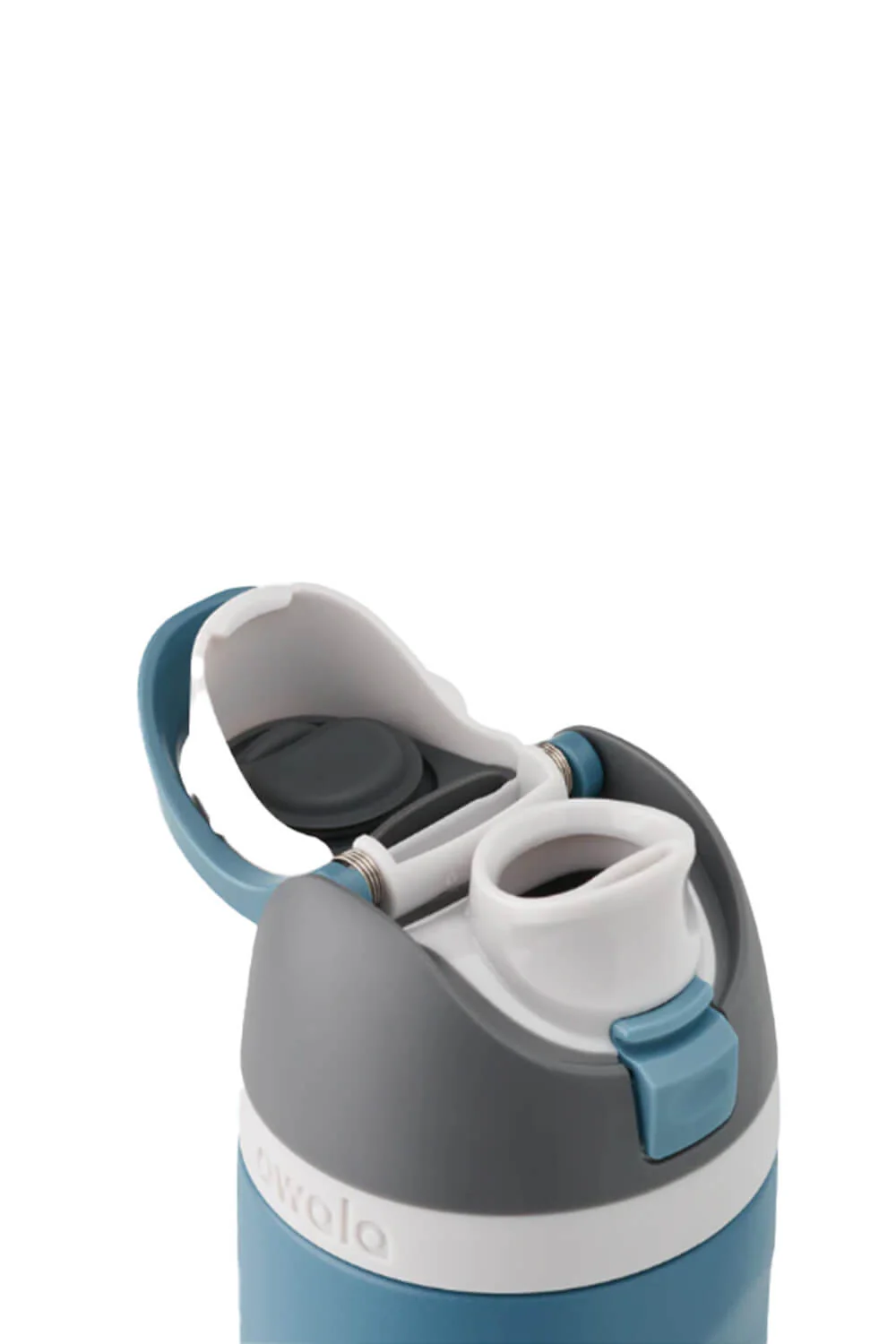 Owala FreeSip 24 oz Stainless Steel Water Bottle in Blue Oasis | C05951-BLUEOASIS - Image 4