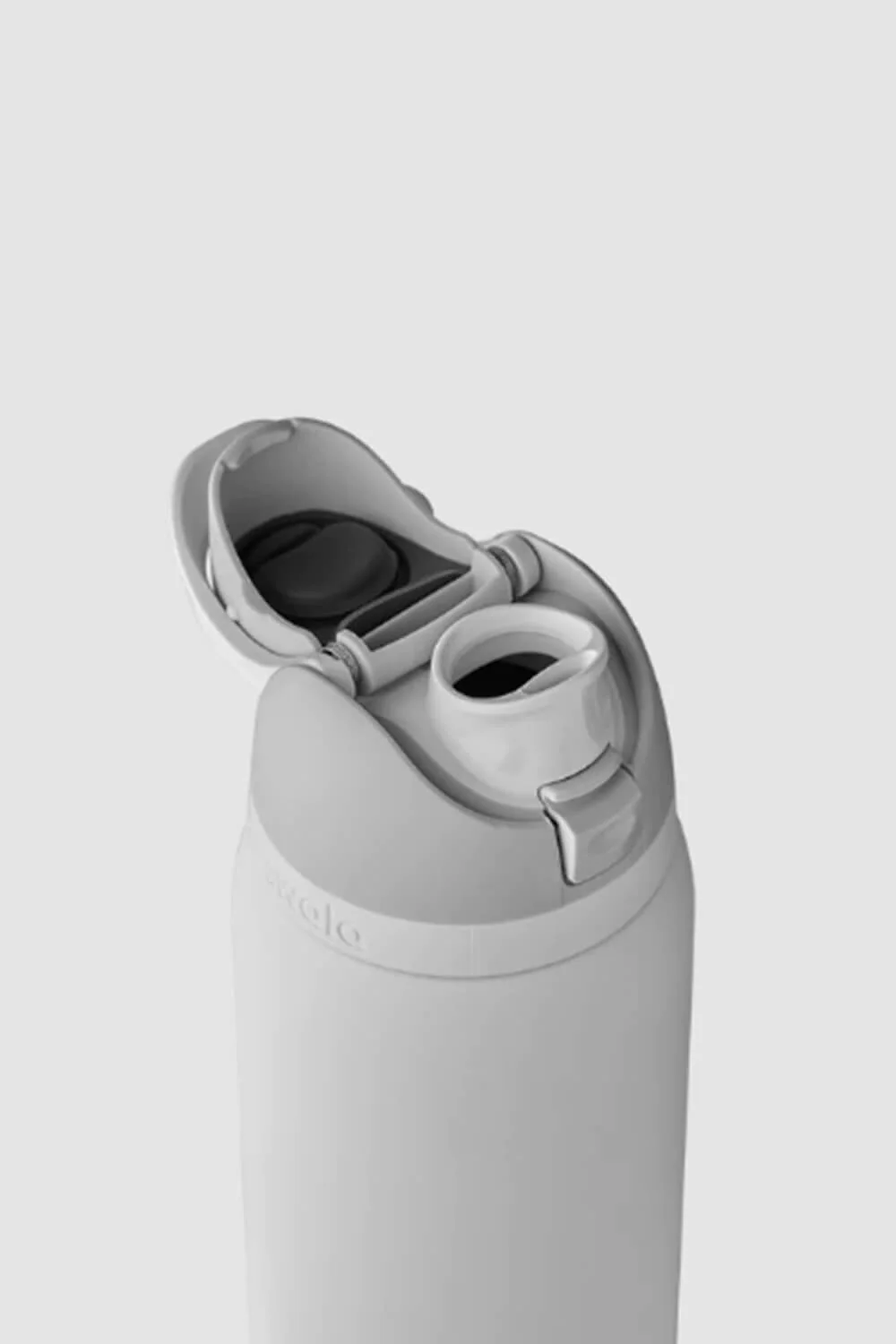 Owala FreeSip 40 oz Stainless Steel Water Bottle in White | C05494-SHYMARSHMALLOW - Image 4