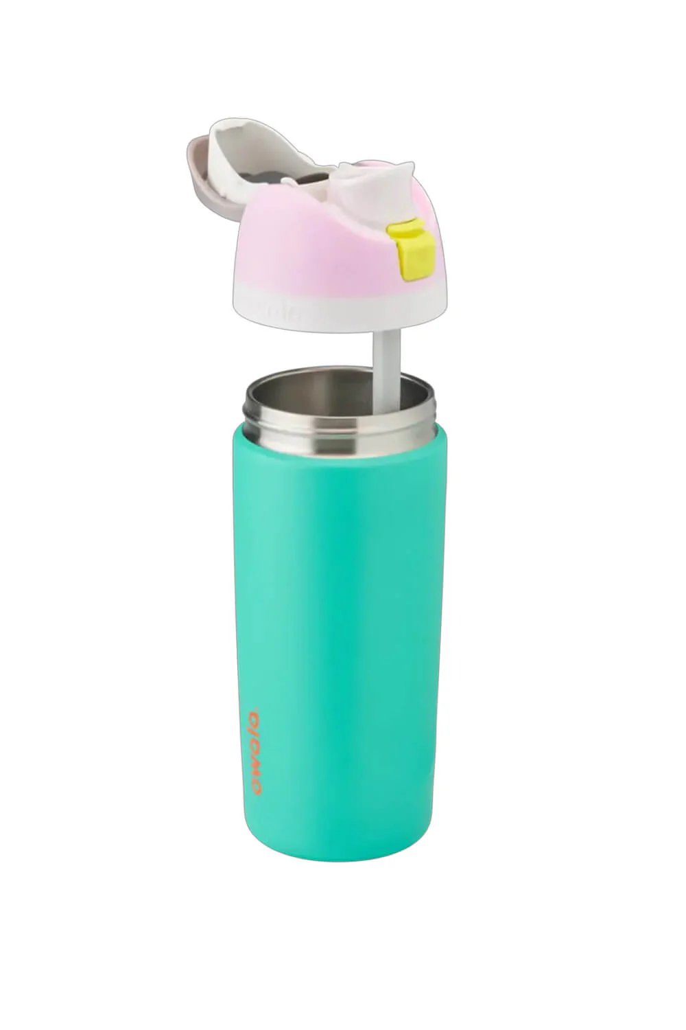 Owala Youth FreeSip 16 oz Stainless Steel Water Bottle in Making Waves | C06899-MAKINGWAVES - Image 2