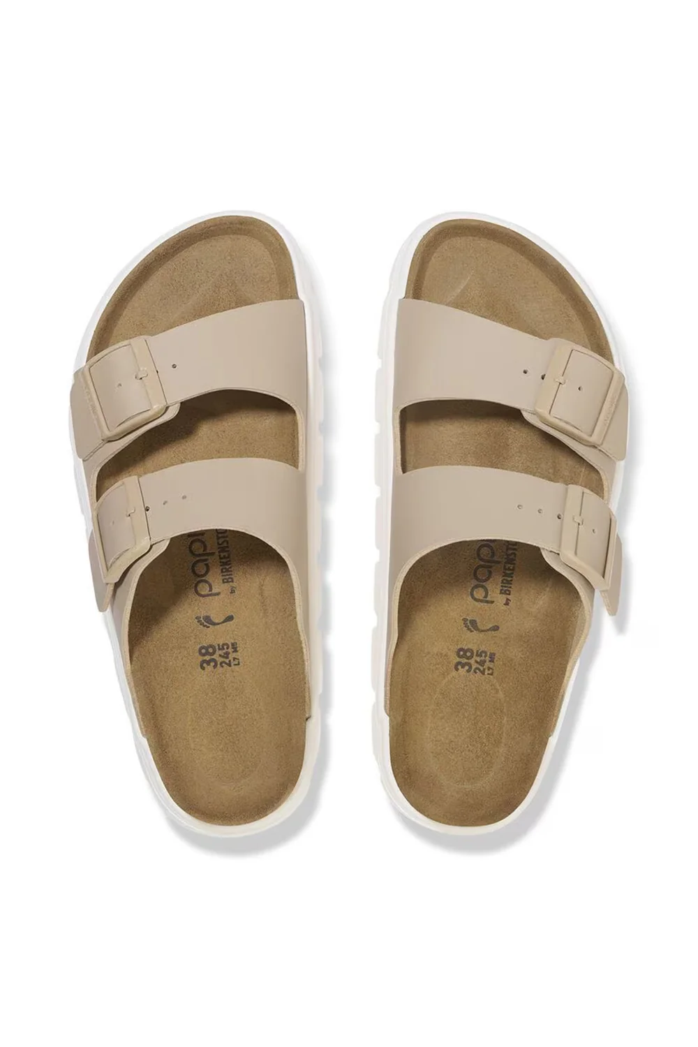 Papillio by Birkenstock Arizona Chunky Birko-Flor Sandals for Women in Sandcastle | 1029094 - Image 5