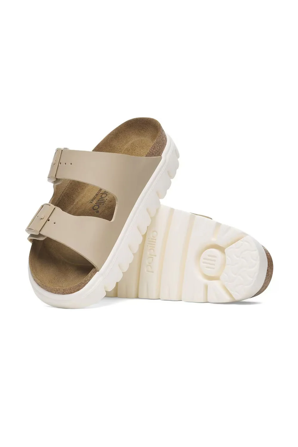 Papillio by Birkenstock Arizona Chunky Birko-Flor Sandals for Women in Sandcastle | 1029094 - Image 6