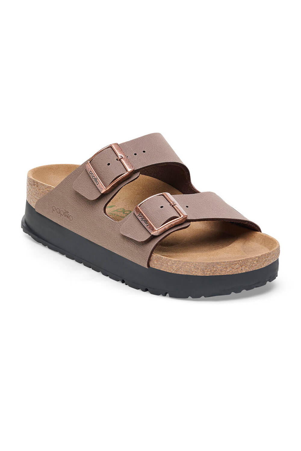 Papillio by Birkenstock Arizona Flex Birko-Flor Platform Sandals for Women in Mocha | 1027417 - Image 4