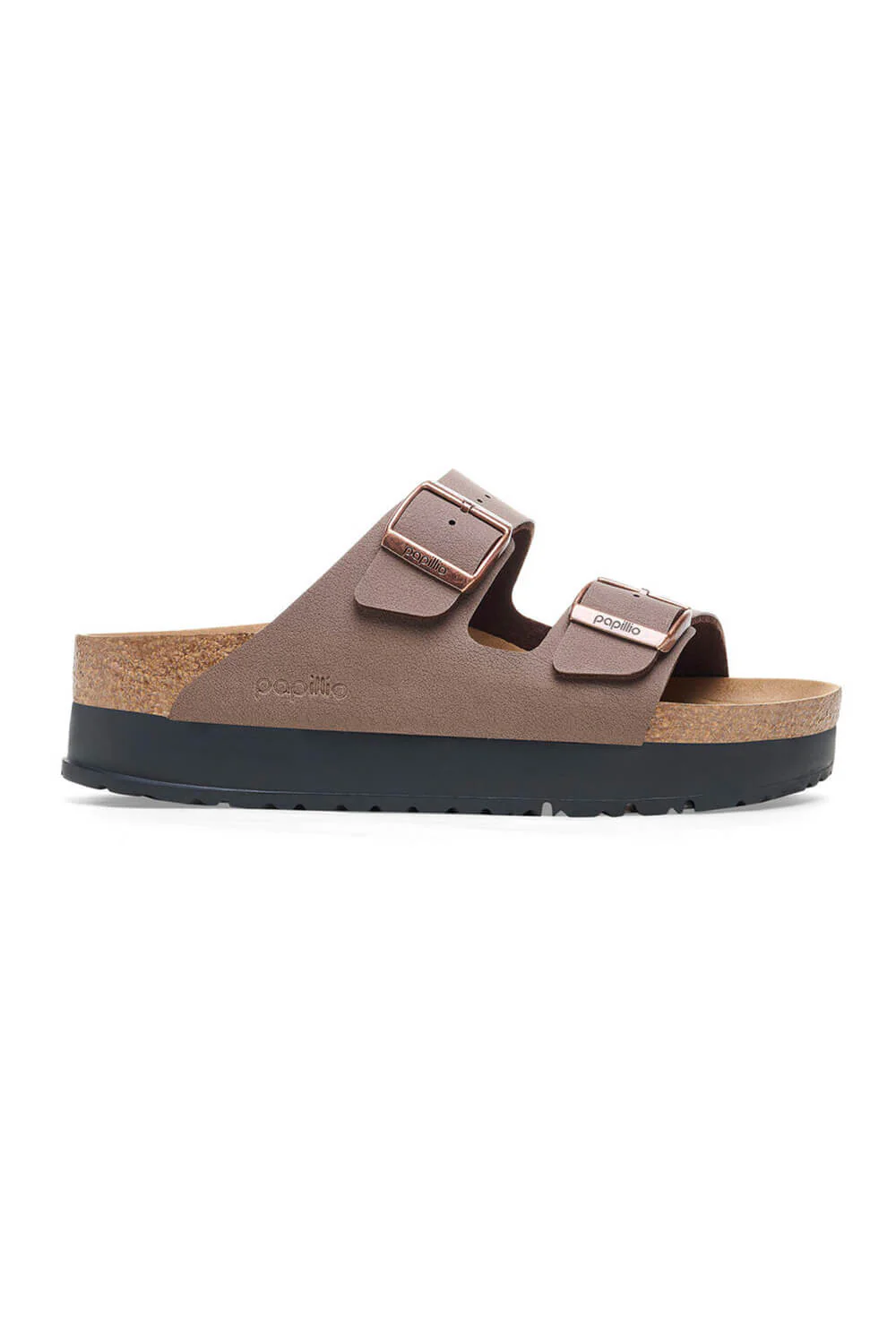 Papillio by Birkenstock Arizona Flex Birko-Flor Platform Sandals for Women in Mocha | 1027417 - Image 5