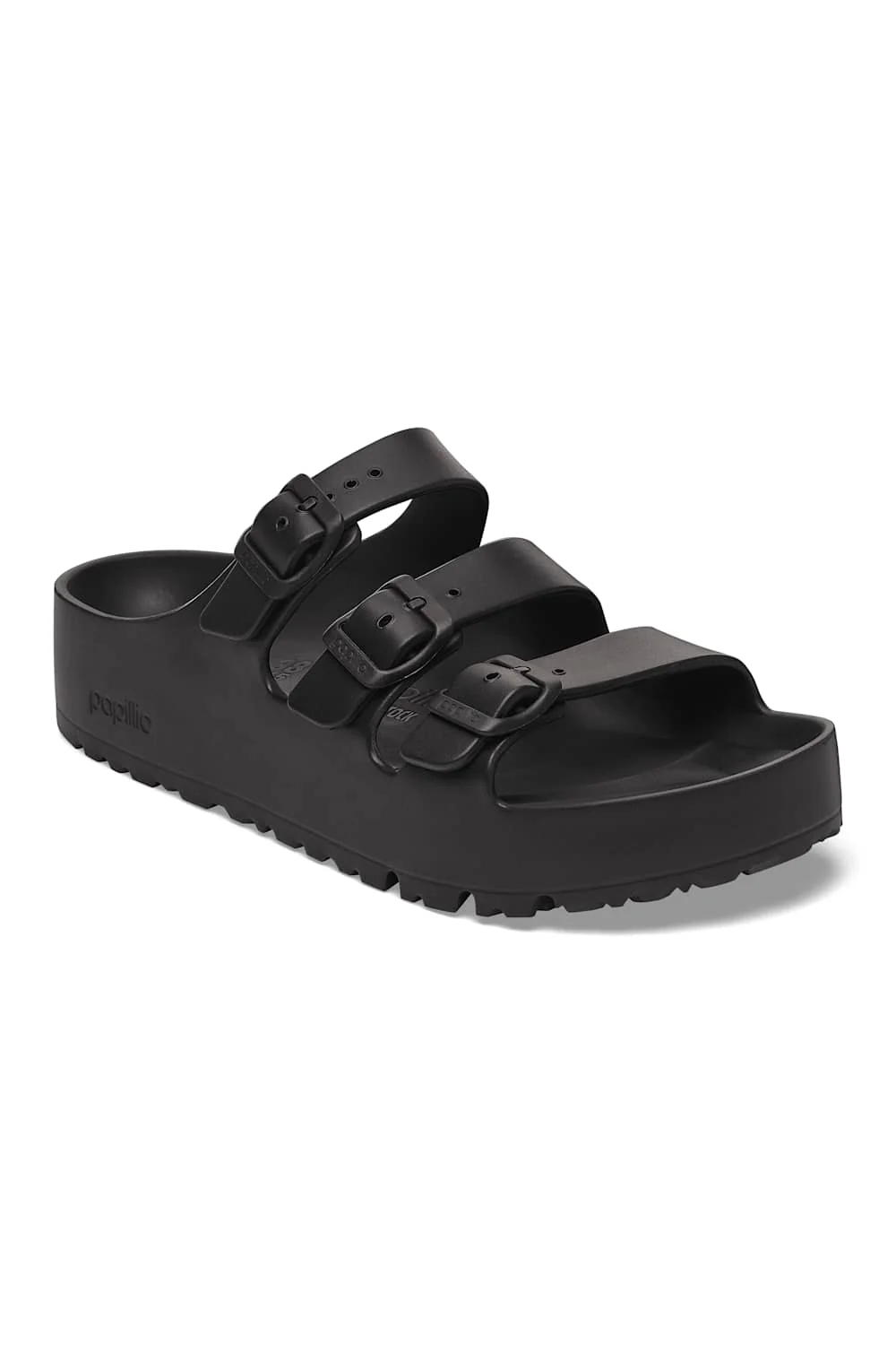 Papillo by Birkenstock Florida EVA Flex Platform Sandals for Women in Black | 1029738 - Image 2