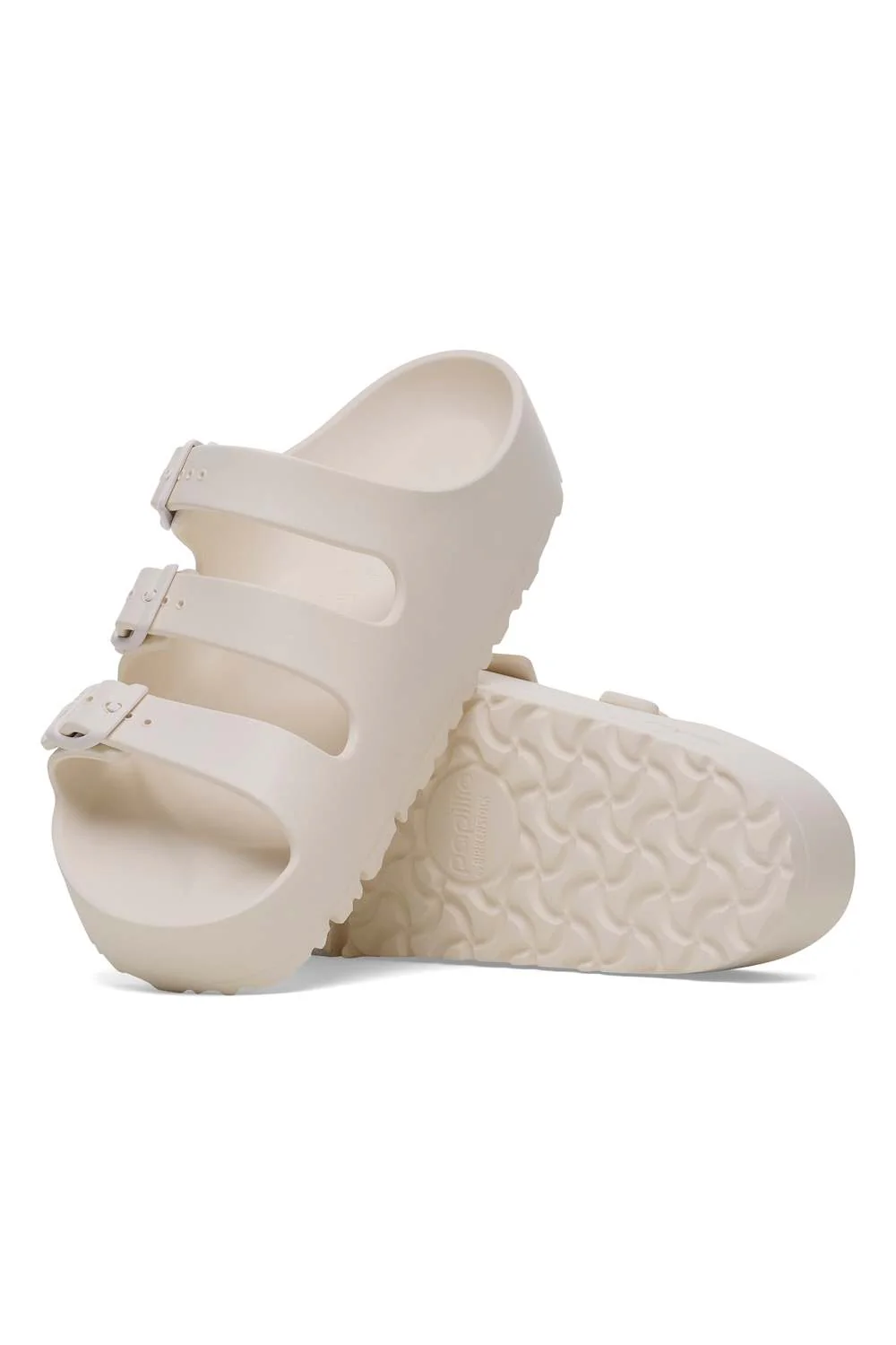 Papillo by Birkenstock Florida EVA Flex Platform Sandals for Women in Eggshell | 1029770 - Image 4