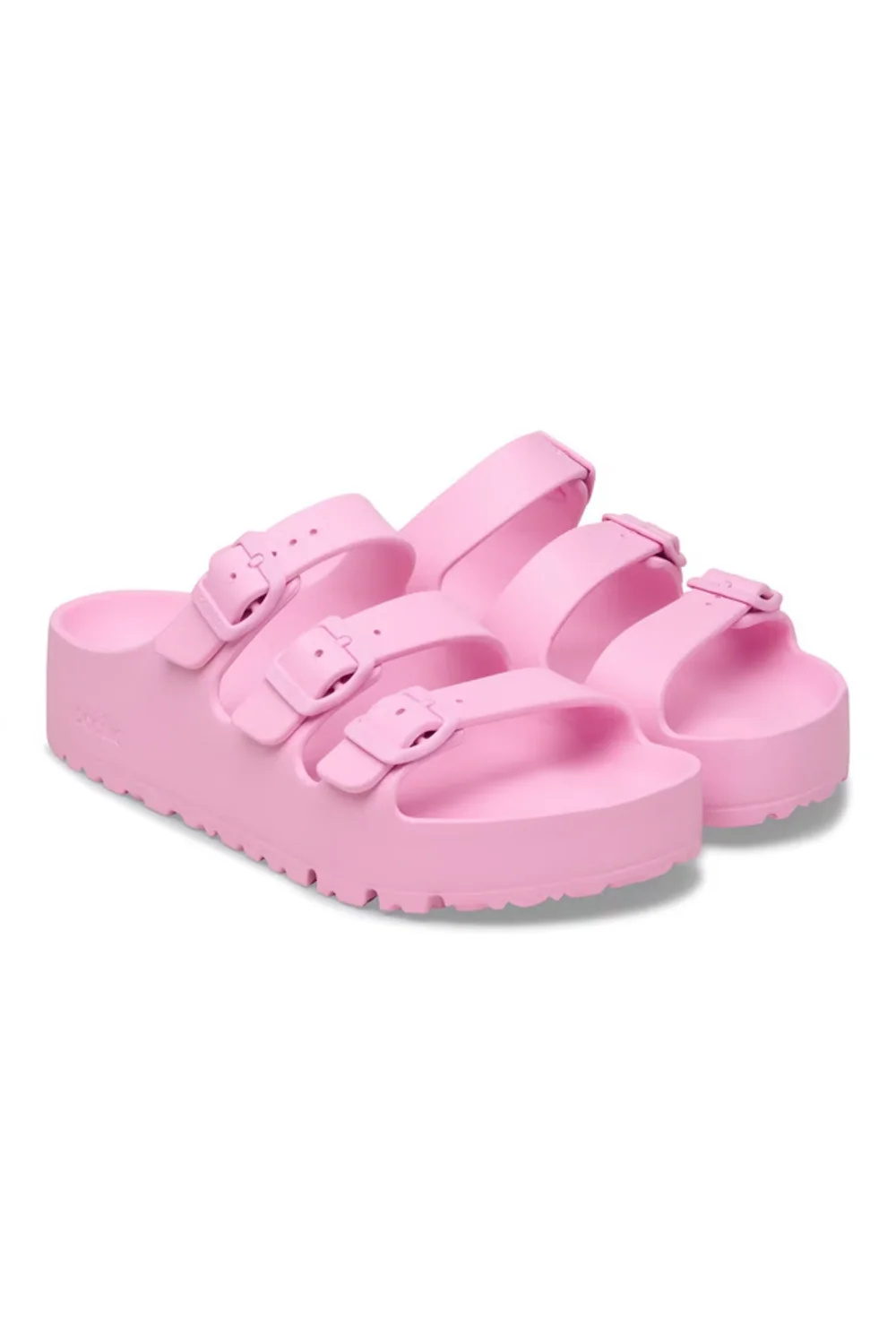 Papillo by Birkenstock Florida EVA Flex Platform Sandals for Women in Fondant Pink |  1031431 - Image 3