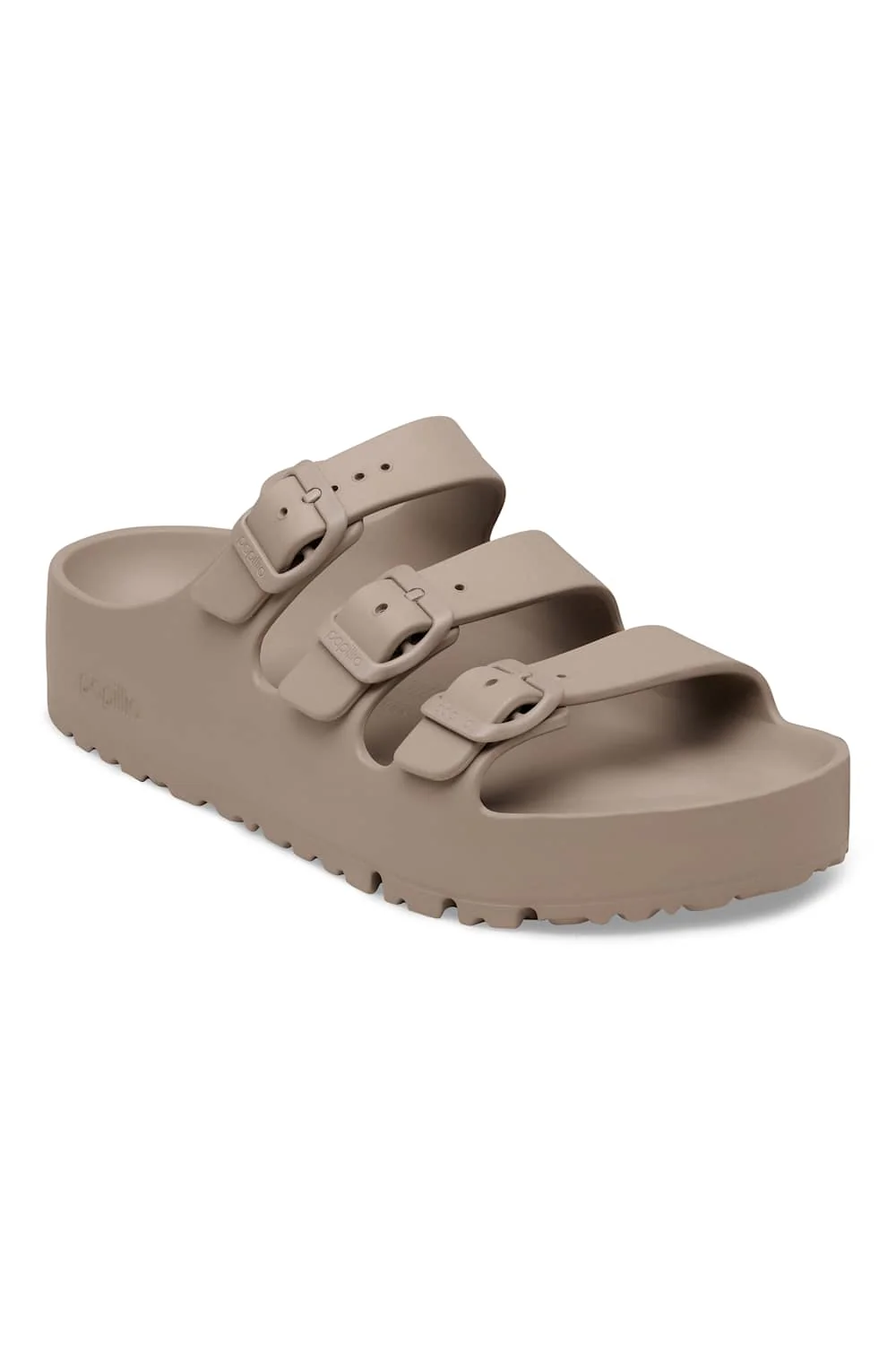 Papillo by Birkenstock Florida EVA Flex Platform Sandals for Women in Grey Taupe | 1031433 - Image 2