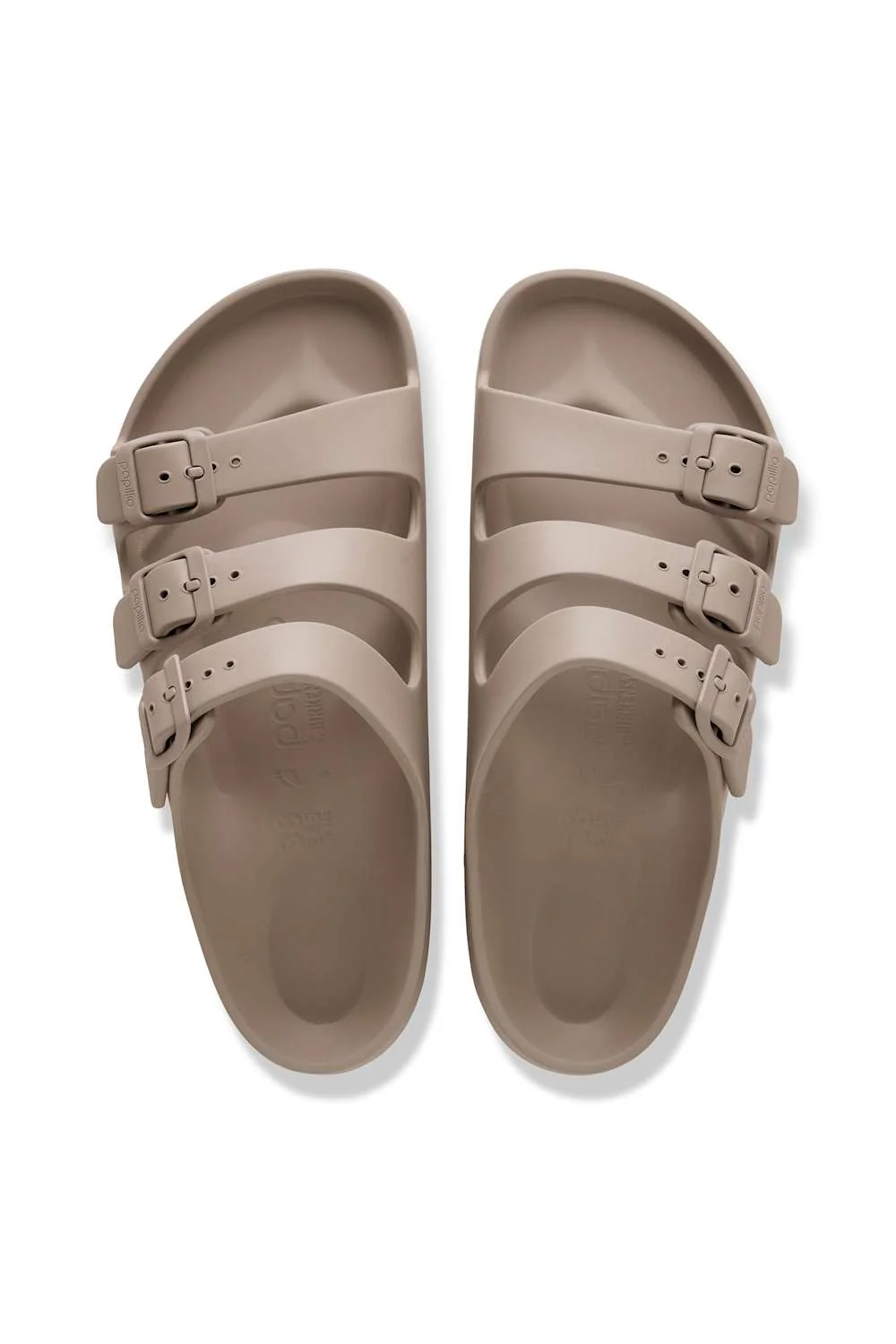 Papillo by Birkenstock Florida EVA Flex Platform Sandals for Women in Grey Taupe | 1031433 - Image 3
