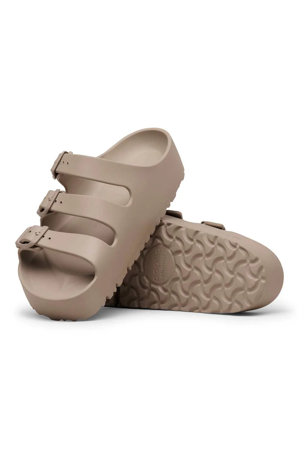 Papillo by Birkenstock Florida EVA Flex Platform Sandals for Women in Grey Taupe | 1031433 - Image 4