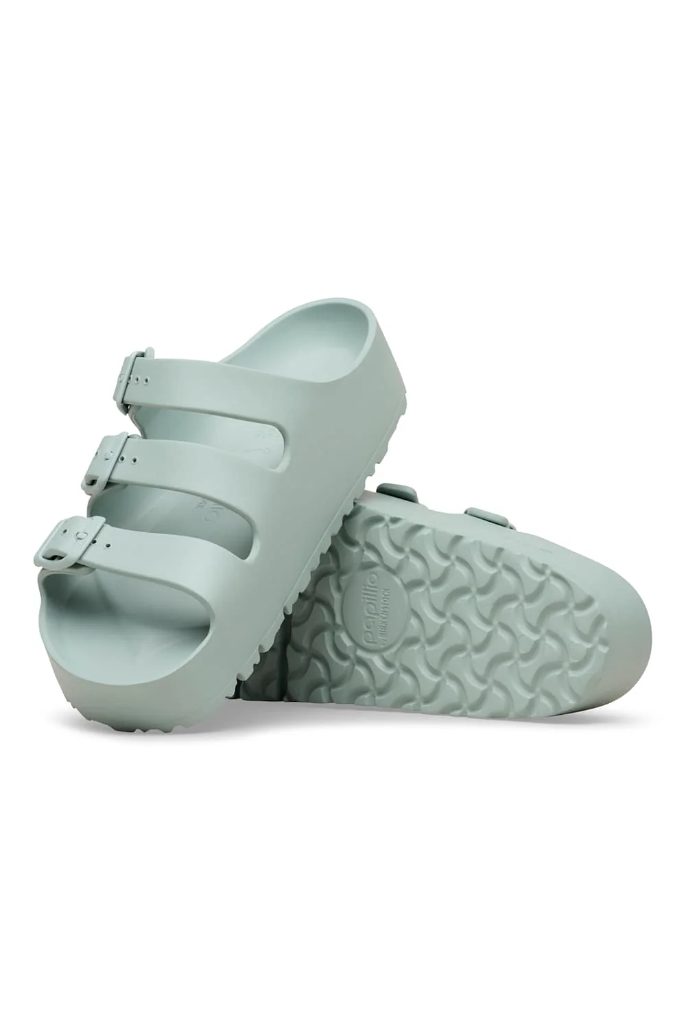 Papillo by Birkenstock Florida EVA Flex Platform Sandals for Women in Pure Sage | 1031213 - Image 3