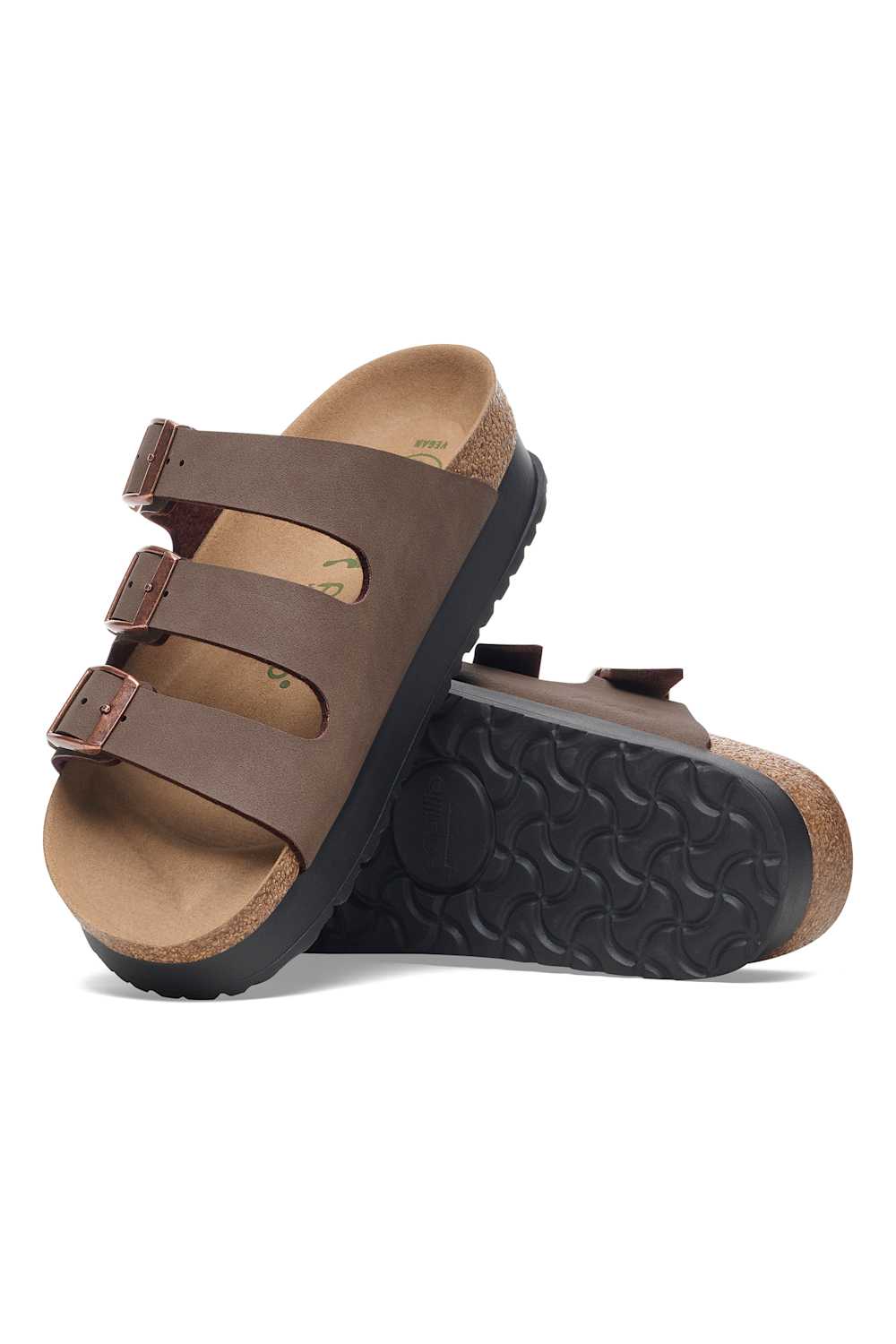 Papillo by Birkenstock Florida Flex Platform Sandals for Women in Mocha | 1029741 - Image 4