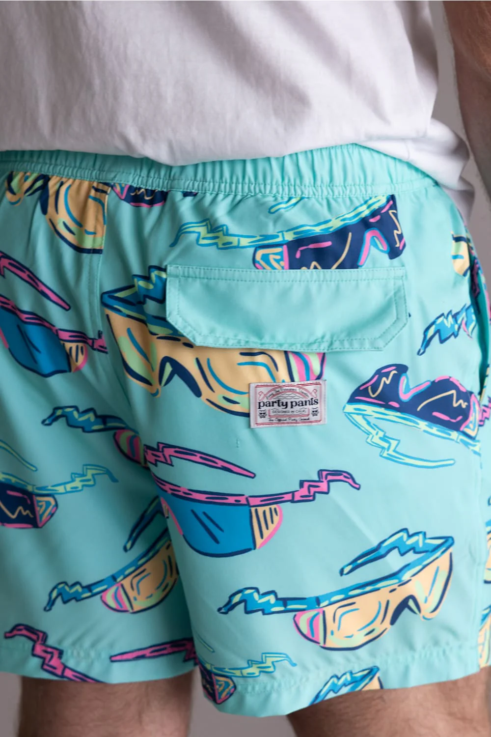Party Pants Blockers Swim Shorts for Men in Mint | P12521454-MNT MINT - Image 2