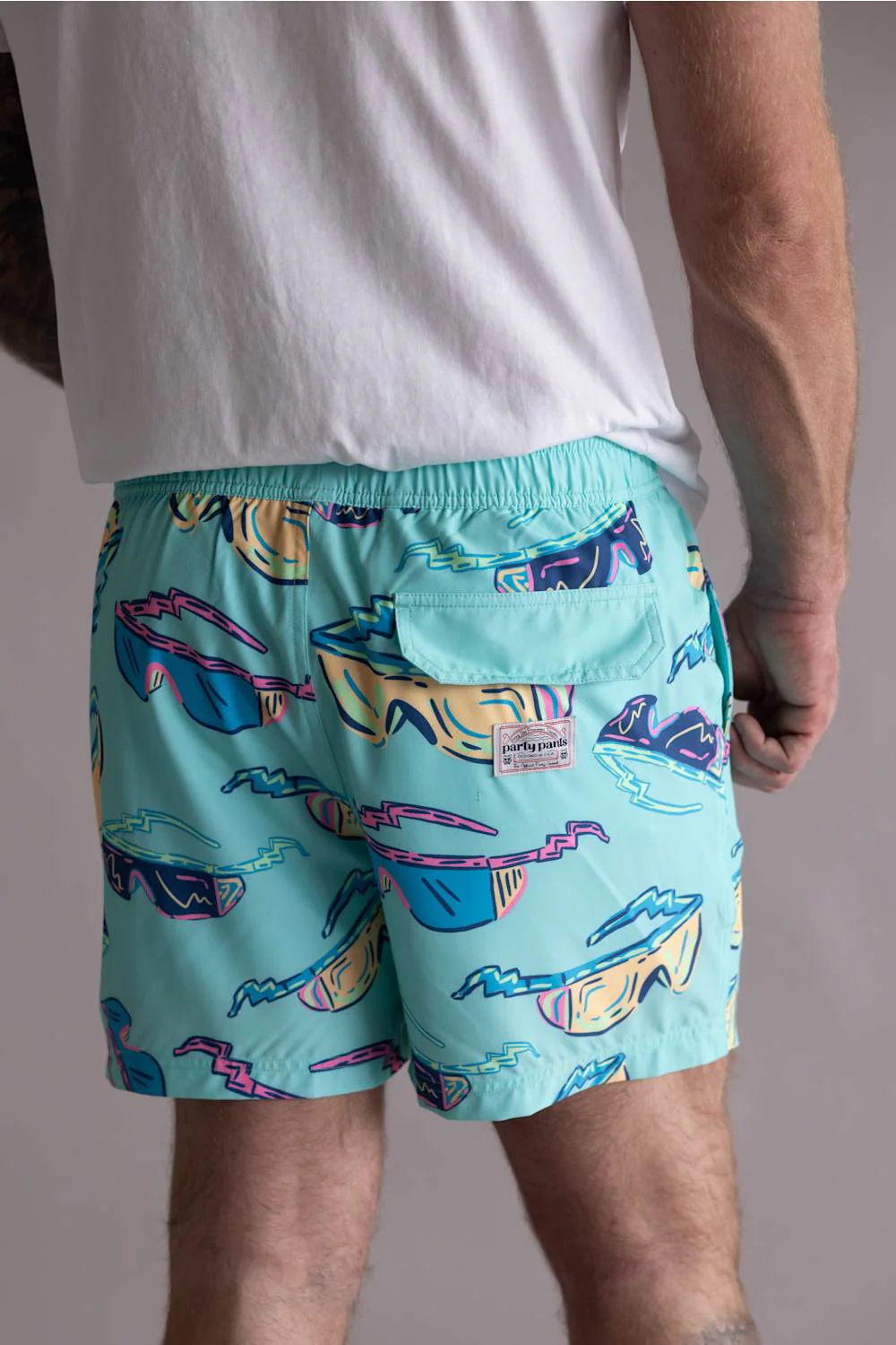 Party Pants Blockers Swim Shorts for Men in Mint | P12521454-MNT MINT - Image 3