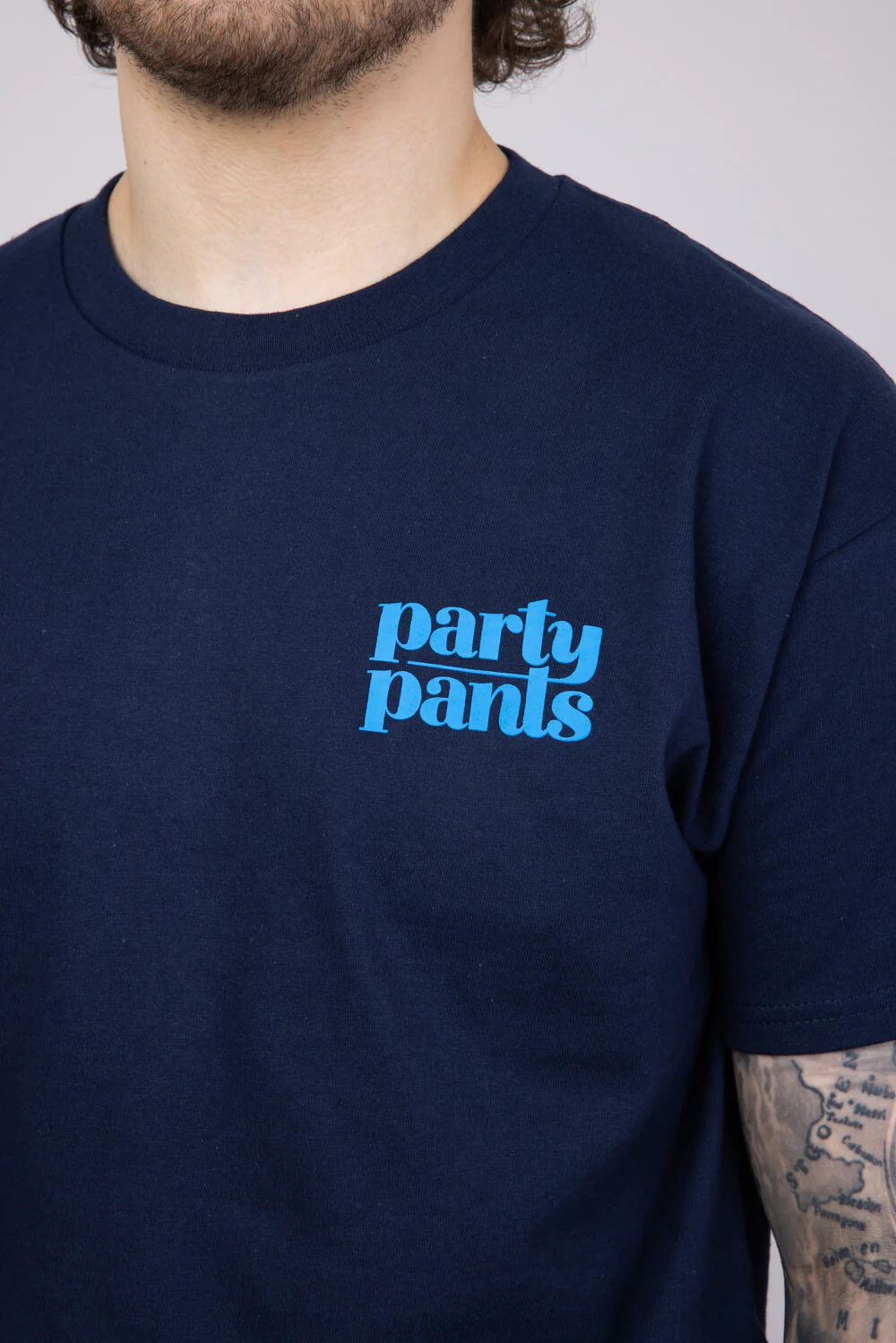 Party Pants Reelin’ T-Shirt for Men in Navy | P12518093-NAVY - Image 4
