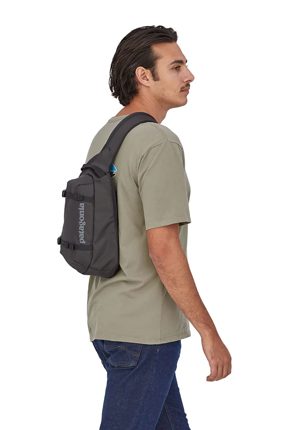 Patagonia Atom Sling Bag in Black | 48262-BLK - Image 3