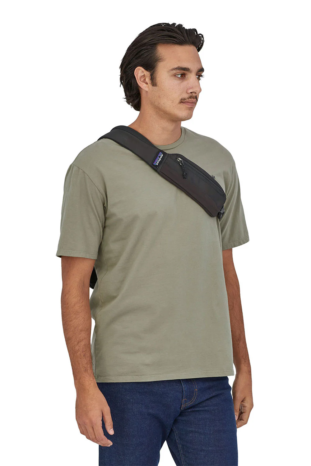 Patagonia Atom Sling Bag in Black | 48262-BLK - Image 4