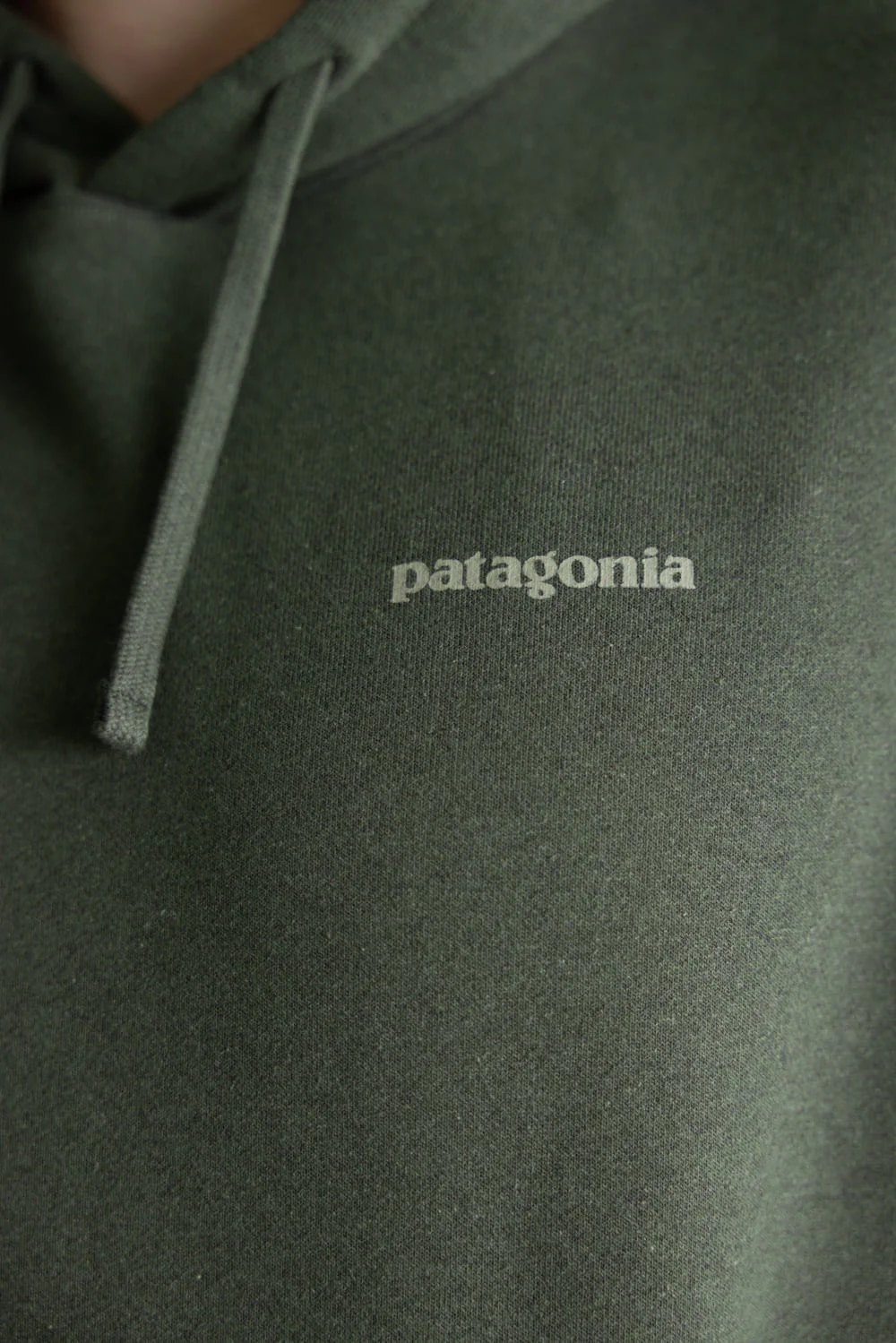 Patagonia Men’s Boardshort Logo Uprisal Hoodie in Green | 39665-BSNG GREEN - Image 3