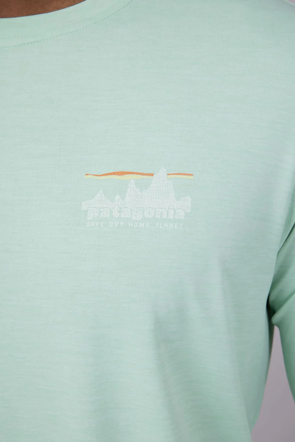 Patagonia Men’s Capeliene Cool Daily Graphic T-Shirt for Men in Green | 45190-SRNX - Image 4