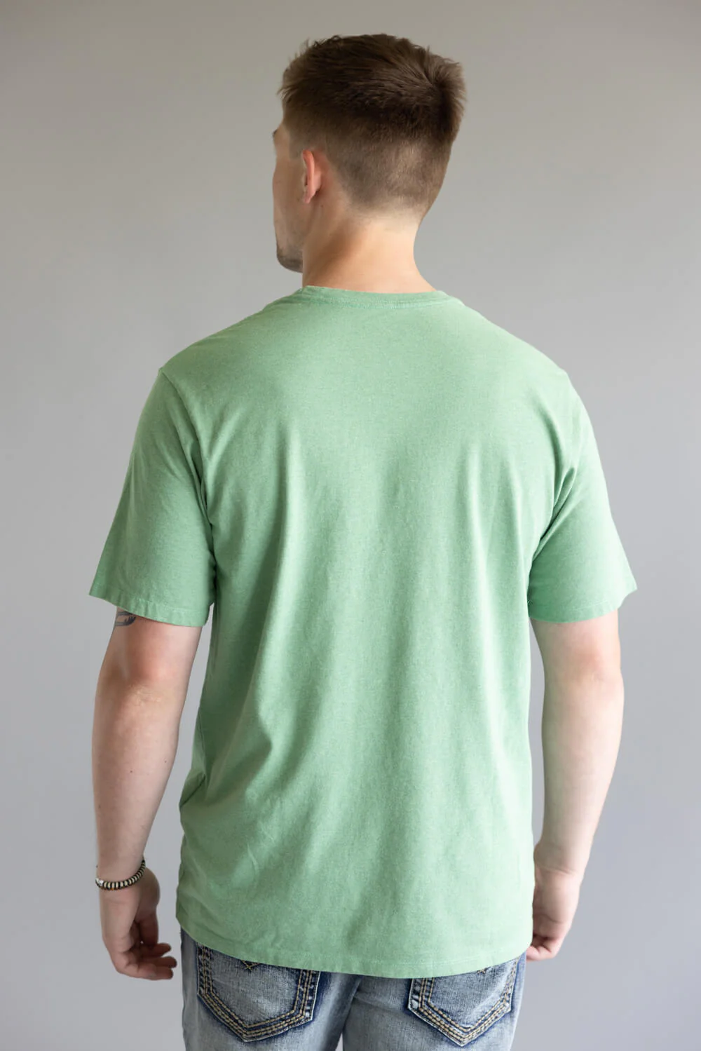 Patagonia Men’s Fitz Roy Icon Responsibili-Tee T-Shirt in Rinsed Green | 37838-ELGR GREEN - Image 2