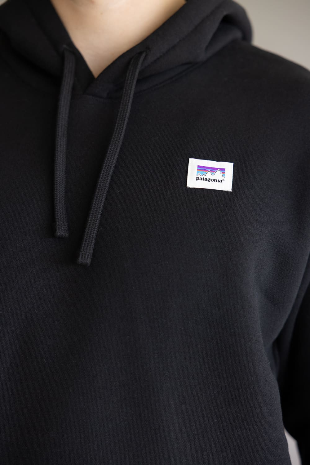 Patagonia Men’s Sticker Uprisal Hoodie in Black | 39696-BLK BLACK - Image 3