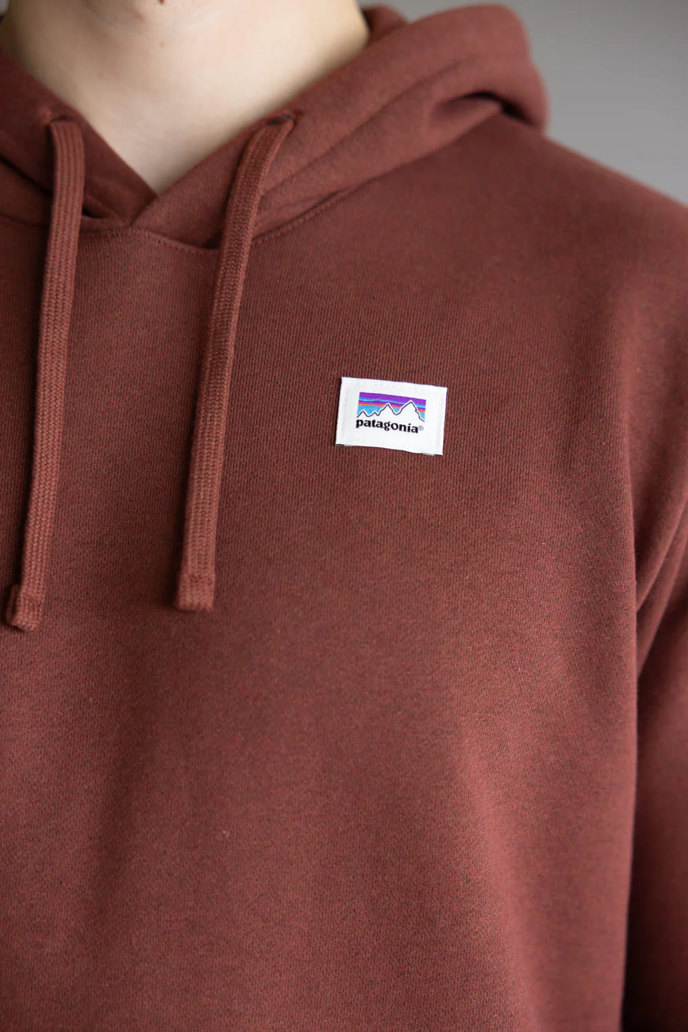 Patagonia Men’s Sticker Uprisal Hoodie in Dried Vanilla | 39696-DVL VANILLA - Image 3